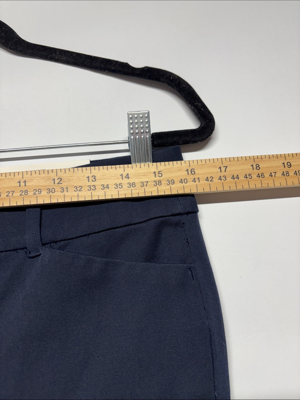 ✨ LOFT Outlet Sutton Skinny Ankle Mid Rise Pants Navy Size 4 NWT - Picture 10 of 15